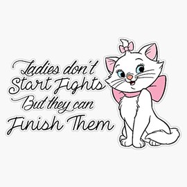 Marie Bumper Sticker Vinyl Decal 5 inches