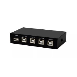 Unbranded 4-Port USB 2.0 Manual Switch - 4 PC To 1 USB Device