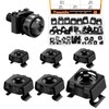 Tanstic 48Pcs Cage Nuts Snap-in Cage Nuts Rack Mount Cage