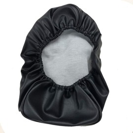 Honda Gyro X Black Dedicated Design Seat Cover, Strong Rubber Type, Made in Japan (Thick Fabric) [Fabric Color: Black/Piping Color: Front and Back, Black] CHRIS-HCR1041-C10