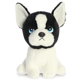Aurora, 33749, Petites Harvard Boston Terrier Dog, 7In, Soft Toy, Black & White