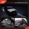 A-Premium Turbo Boost Pressure Sensor [4 Pins] Compatible with Volvo