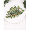 Anglacesmade Bridal Emerald Hair Comb Green Crystal Hair Piece Wedding Hair Accessories for Women and Girls (Green)