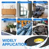 VOCOMO Rubber Strips, Solid Rubber Sheets Self Adhesive Neoprene Rolls