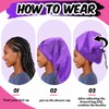 Gorro de Ducha Trenzado Grande Gigante Gorro de Baño Trenzado