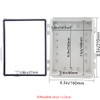 Zulkit Junction Box,IP67 Waterproof Electrical Box Hinged Clear Cover Stainless