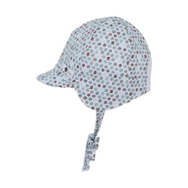 Sterntaler Boys' Peaked Cap 1602121 Peaked Cap with Ties, turquoise