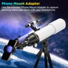 Telescope for Adults Kids High Powered: 90mm Astronomical Portable Refracting