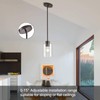 KLSS Oil Rubbed Bronze Pendant Lights Kitchen Island - Clear