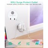 2 Pack Surge Protector Outlet, Outlet Splitter, Multi Plug Wall