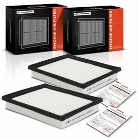 A-Premium 2-PC Engine Air Filter Compatible with Lexus CT200h 2011-2017, NX300h 2015-2021 & Toyota RAV4 2016-2018, Prius 2010-2015, Prius V 2012-2018, Prius Plug-In, 1.8L 2.5L, Replace# 1780137021