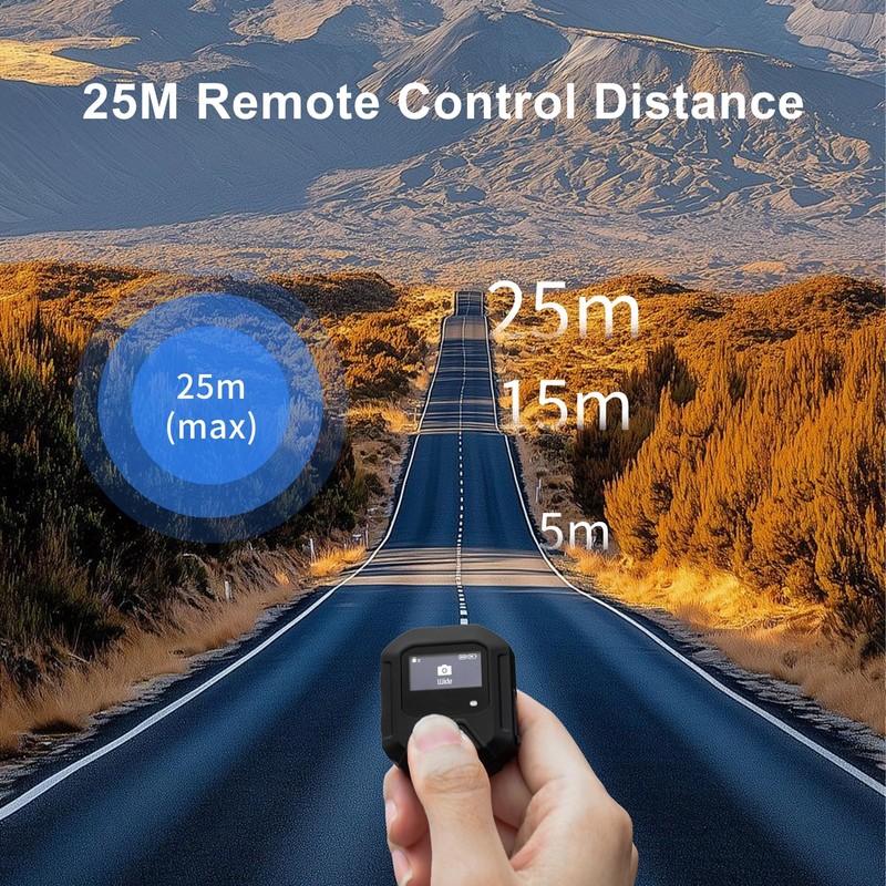 Bluetooth GPS Remote Control for Insta360 X5/X4/X3/Ace Pro 2/Ace Pro/GO3S/GO3