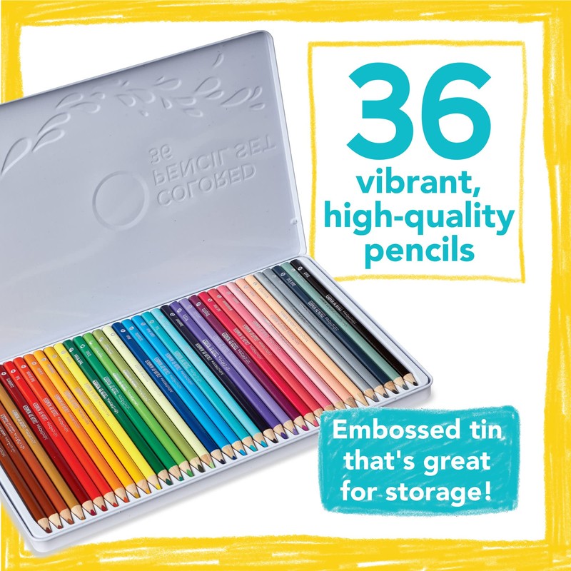 MindWare Color by Number Colored Pencils for Kids & Adults