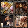 30 Pack Witchcraft Supplies Herbs, Dried Herbs and Flowers Bottles
