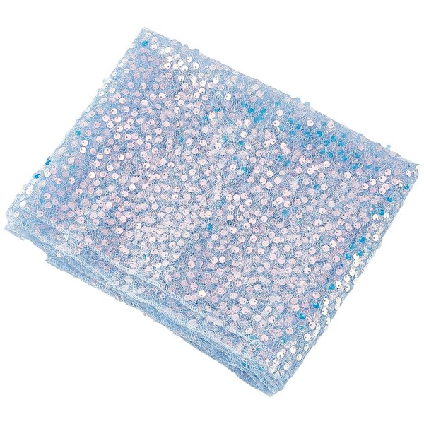 GORGECRAFT Mermaid Sequin Table Cloth 280 x 44cm Iridescent Glitter