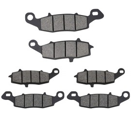 AHL Front and Rear Brake Pads Compatible with Kawasaki ZR-7 ZR750 1999-2004 ZR7-S ZR 750 2001-2005 VN 1500 Vulcan Nomad 2001-2005 VN 1600 Vulcan Classic 2001-2008