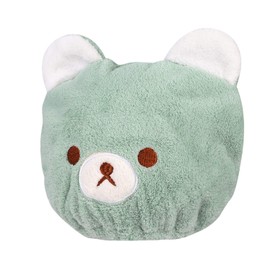 Children's Hair Drying Towel, Towel Cap, Bear Pattern, Hair Cap, Absorbent Towel, Quick Drying, Cute, Dry Cap, For Children, Bath, Gym, Hot Springs, Swimming Pools