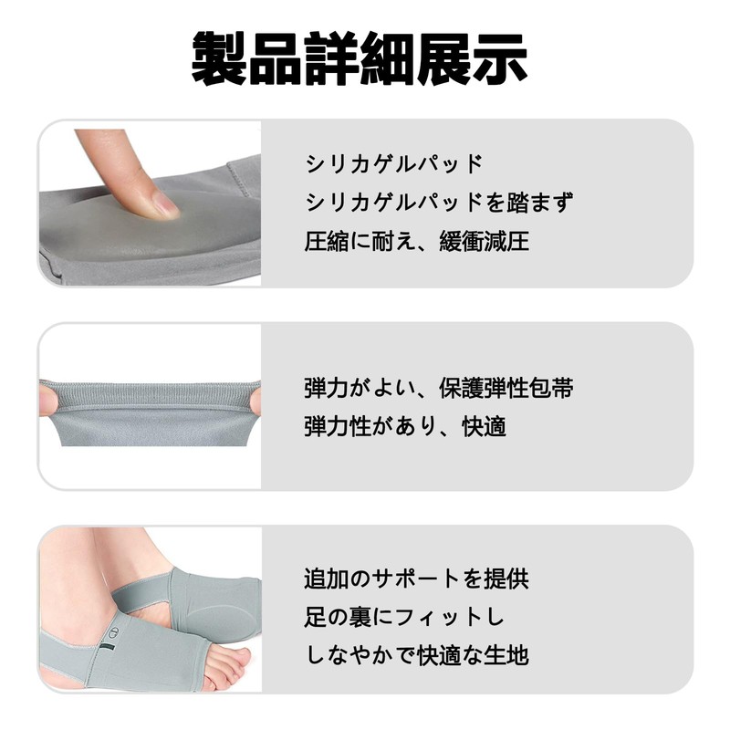 Sellerian Arch Support, Comfortable Flat Foot Support, 1 Foot Support,