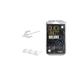 Quick Knot® Deluxe | Mane Clip for Horses | Suitable for Horses and Ponies | Reusable (White, Standard)