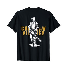 Capcom RESIDENT EVIL 4 Chainsaw Villager Women's Black Cotton T-Shirt