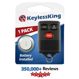 KeylessKing* Fits 1996 1997 Mercury Mountaineer Keyless Entry Remote Car Key Fob GQ43VT4T