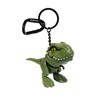 dinofactory Trex dinosaur Key Chain 2 inch Carabiner Clip, Green,
