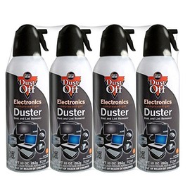 Dust-Off Compressed Gas Duster, Pack of 8
