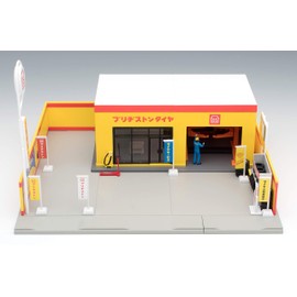 Tomytec Tomica 310891 Vintage 1/64 05b Tire Shop (Bridgeston), For Mini Cars, ABS Resin, Accessories, Finished Product