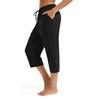 Maxbee Capri Pants for Women Drawstring Workout Sweatpants Comfy Lounge