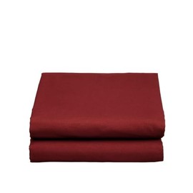 Elegant Comfort Luxury Ultra Soft Single Flat Sheet Special Treatment Construction Full, Burgundy