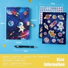 Space Diary Set - Luminous Notebook Gift for Boys Children