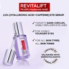 L'Oréal Paris 2.5% Hyaluronic Acid and Caffeine Eye Serum, Revitalift