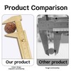 Vernier Caliper, Vernier Caliper, Vernier Caliper, Brass Double Scale Ruler