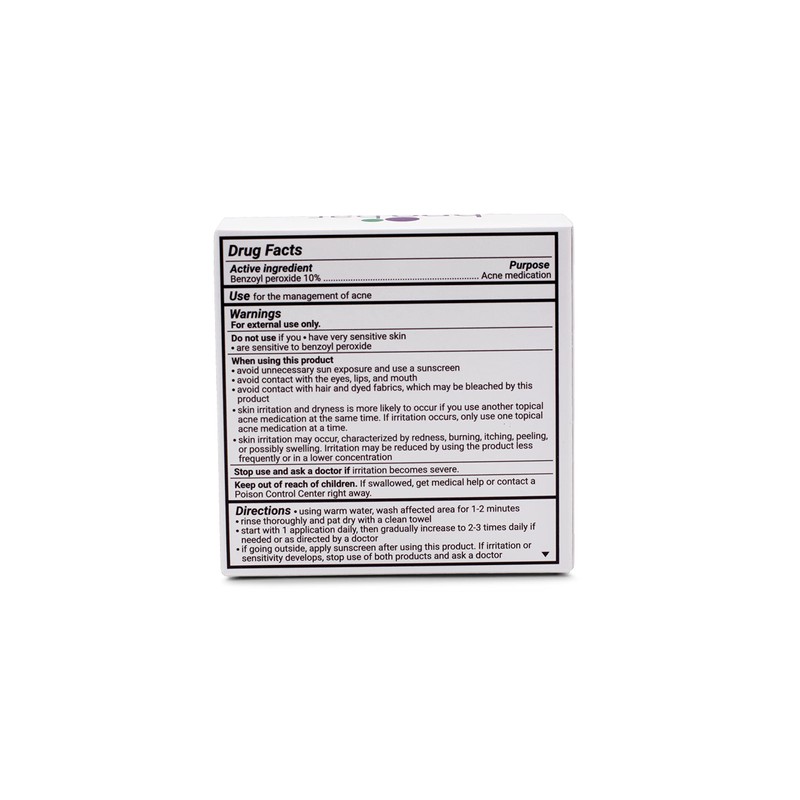 Dermaharmony 10% Benzoyl Peroxide Cleansing Bar for acne (4 oz)