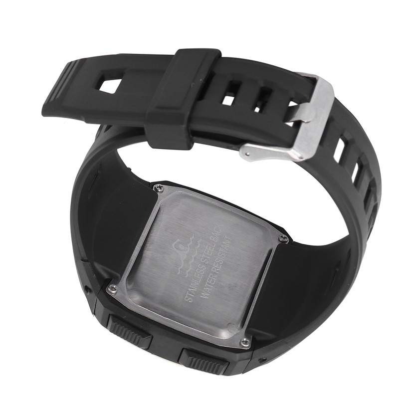 Digital Sports Watch Large Dial Night Light Waterproof Dual Time