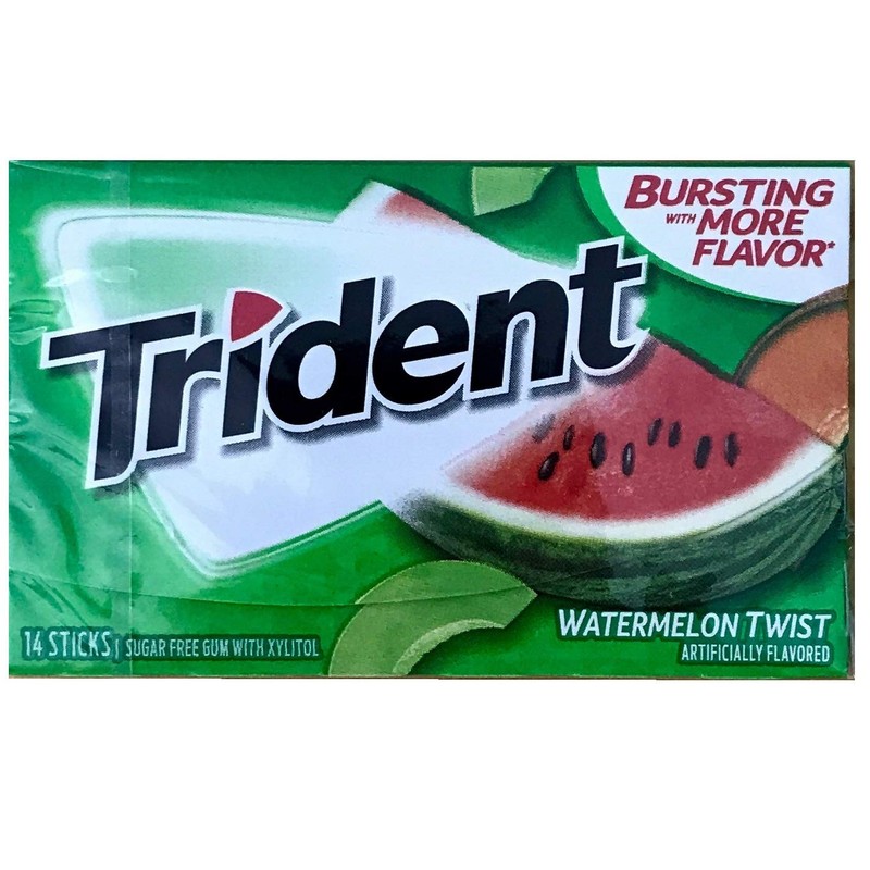 Trident Sugar Free Chewing Gum Variety Gift Pack (Pack of