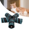 Cat Play Tunnel Toy Set Multipurpose Fun Interactive Bell Ball