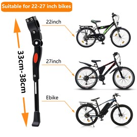 laeeyin Bicycle stand, 24-28 inches, height-adjustable bicycle stand, suitable for city bikes, mountain bikes