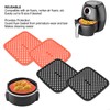 Reusable Air Fryer Mats Stick Proof Dishwasher Safe Oil Resistant