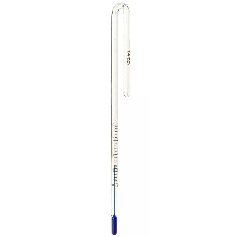 LANDEN Aquarium Thermometer for Rimless 10mm White Scale Background for