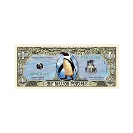American Art Classics Set of 5 -Penguins Million Dollar Bill