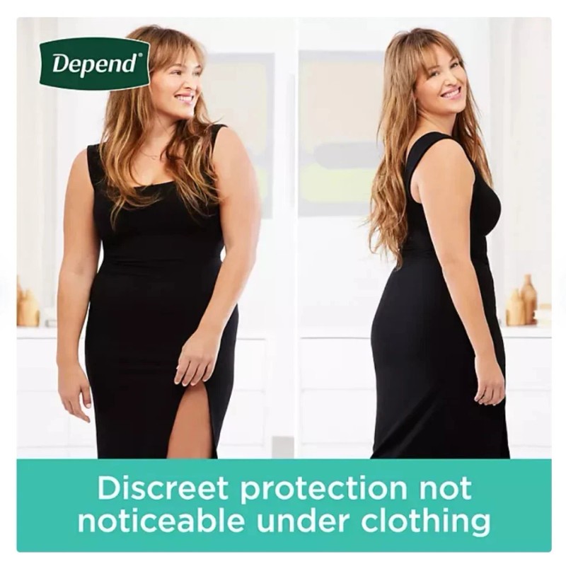Depend Fresh Protection Women's Underwear, Extra Large, 80 ct Free