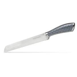 Tizona Collection Kitchen Knives - Chef's Knife, Serrated Bread Knife, Santoku, Carving, Paring, and Utility Knife - Premium Stainless Steel Cutlery Professional Cutting Utensils (8" Bread Knife)