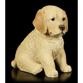 Dog Baby Figurine Golden Retriever Puppy | Animal Figurine, Hand Painted