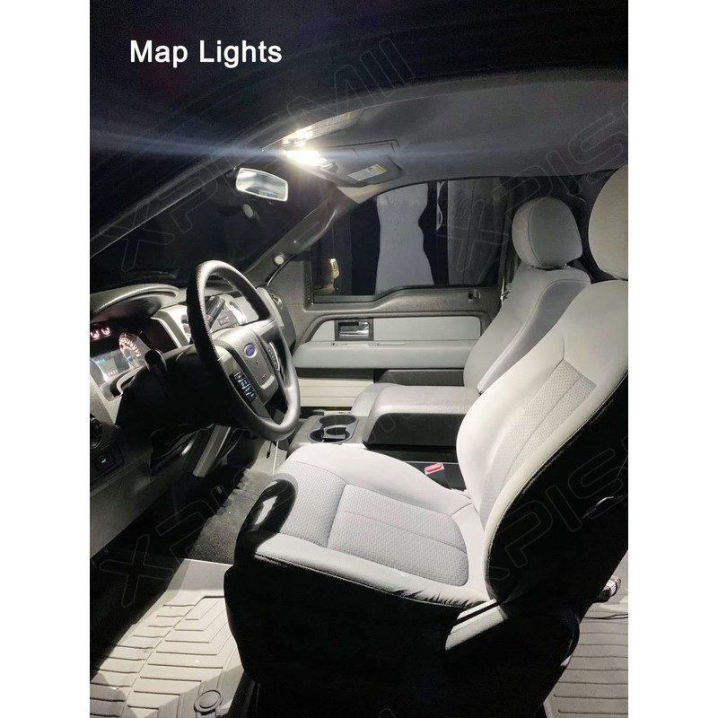 Xpismii 14 Piece 6000K White F250 F350 Interior LED Light