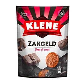 Klene Zakgeld Drop Zoet & Zout Mixed Bag Sweet and Salty Licorice from Holland 210 g Bag Dropjes I Typical Dutch Licorice