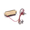 Alnicov Dual Coil Closed Humbucker,Pre-Wired Pickup Harness Kit with 500K