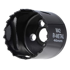 SagaSave 1.8" 46mm Hole Saw Blade Corn Hole Drill for Stainless Steel Cornhole Carbon Steel & Bi Metal Heavy Duty Steel