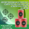 WALWAL 6Pcs Soft Bullet Target, Bullet Dart Target - Foam