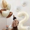 Lasocy Number Balloons, Dullness 2nd Birthday Decoration, Balloons, Large Number